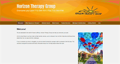 Desktop Screenshot of horizontherapy.net